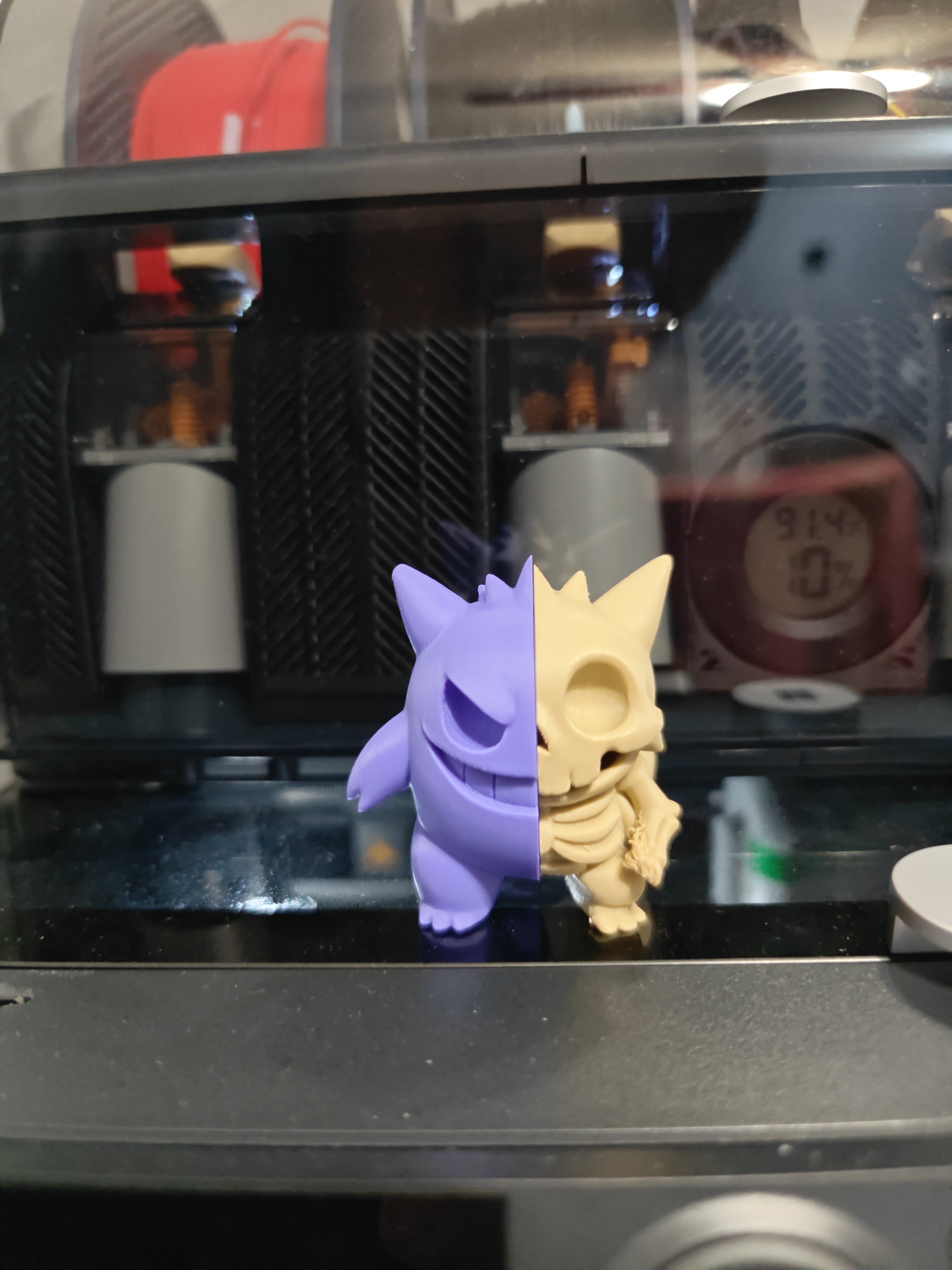 Gengar Skeleton Split Figure – Spooky Cute Display Collectible