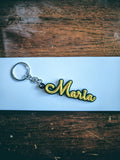 Custom 3D Printed Name Tag – Personalized Name Keychain / Bag Charm