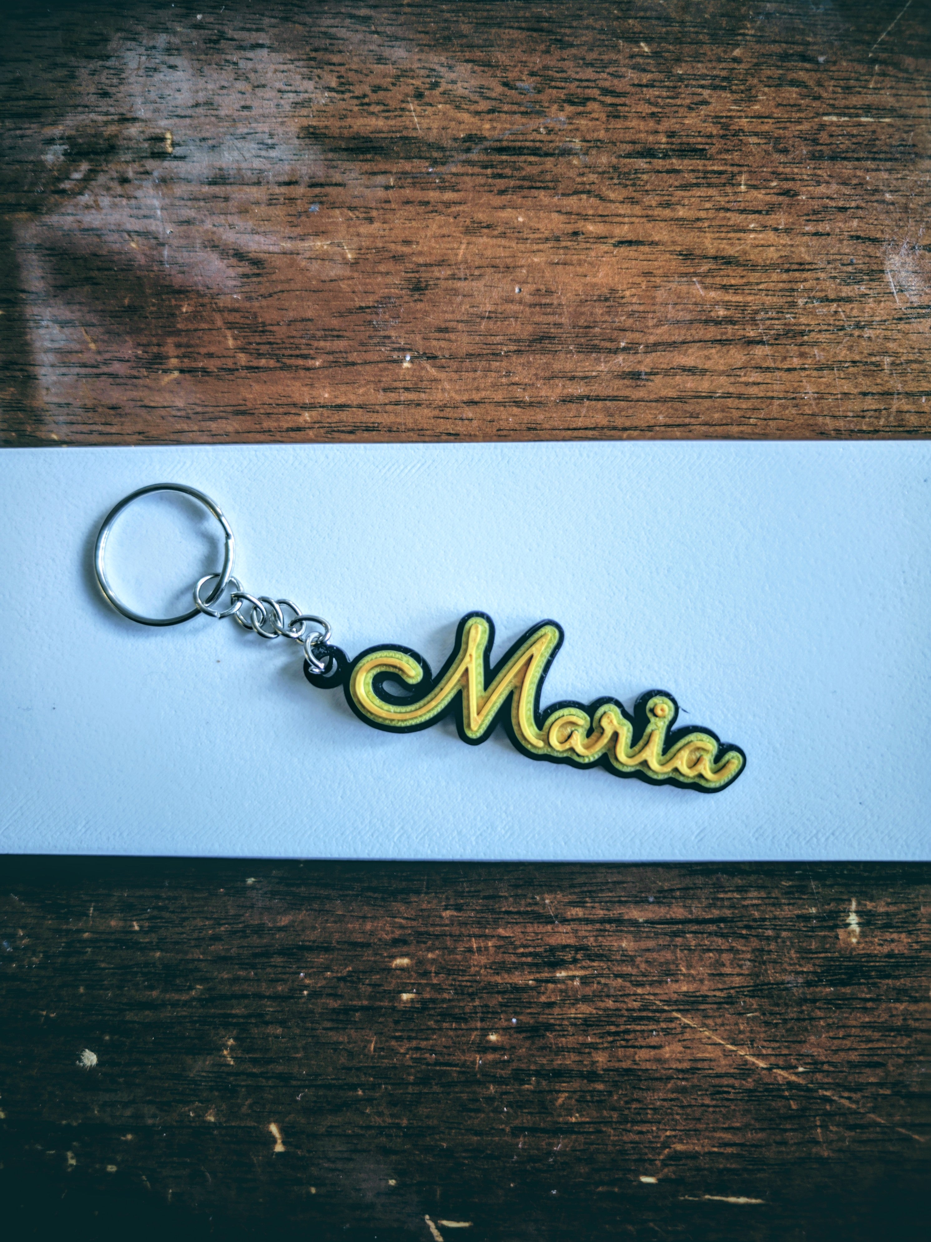 Custom 3D Printed Name Tag – Personalized Name Keychain / Bag Charm